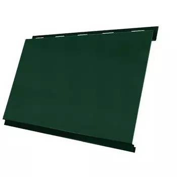 Сайдинг Grand Line Вертикаль Velur20 0.5 мм Ral 6020 резка