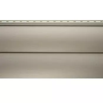 Сайдинг виниловый Альта Профиль Blockhouse двухпереломный малый бежевый 3100х226 мм