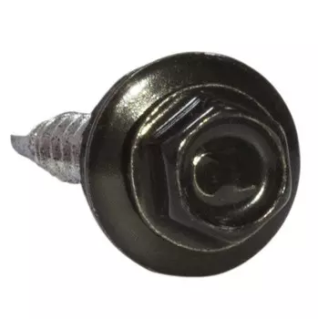 Саморез кровельный Grand Line черный RAL 9005 4.8х50 мм