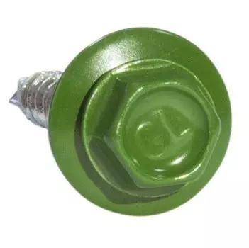 Саморез кровельный Grand Line зеленый RAL 6002 4.8х35 мм