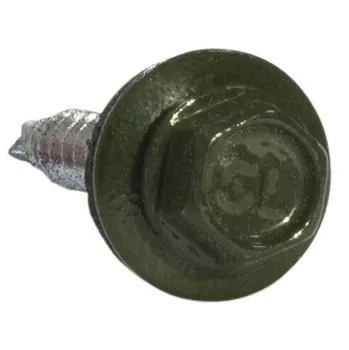 Саморез кровельный Grand Line зеленый RAL 6020 4.8х35 мм