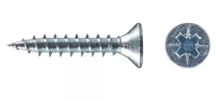 Саморезы 3.5х20 мм универсальные оцинкованные, (200 шт)