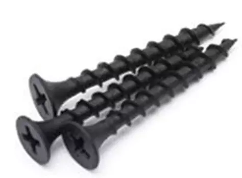 Саморезы черные, 3.8х25 мм штук) для гипсокартона по дереву (1000
