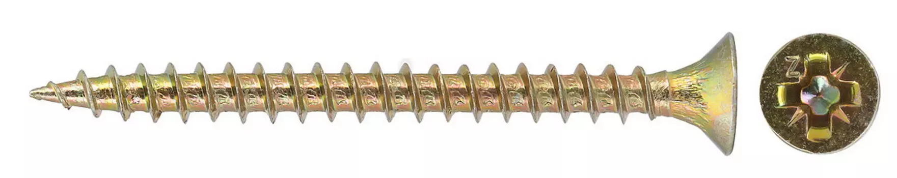 Саморезы желтые Tech-Krep, 5х100 мм для гипсокартона универсальные (100 шт)