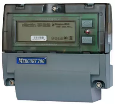Счетчик электроэнергии однофазный многотарифный Инкотекс Меркурий 200.04