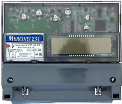 Счетчик электроэнергии однофазный многотарифный Инкотекс Меркурий 231 АТ-01I