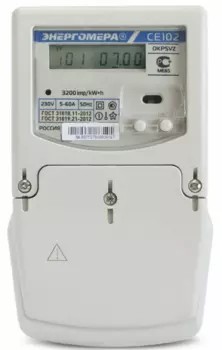 Счетчик электроэнергии однофазный многотарифный Энергомера CE102 R5.1 145-J
