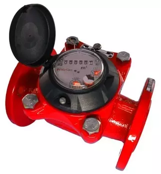 Счетчик для горячей воды турбинный Тепловодомер ВСГН-100 D100 мм