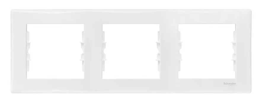 Schneider Electric Sedna SDN5800521, рамка на 3 поста (белая)