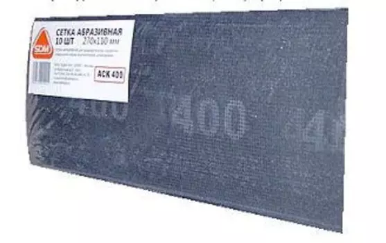 Сетка абразивная SDM №600 110х280 мм 10 шт