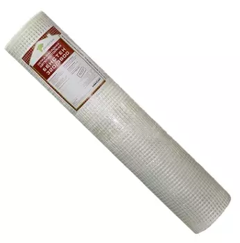 Сетка фасадная Бенстен 320 г/м2 с панцирной ячейкой 11х11 мм рулон 1х25 м