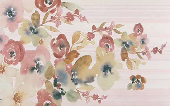 Декор для плитки Шахтинская плитка Амалия 02 бежевый 25х40 см