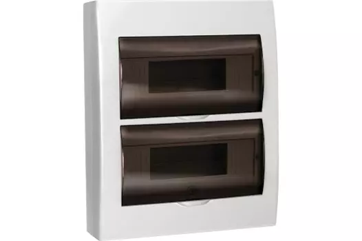 Щит распределительный навесной IEK ЩРн-П-24 IP41 пластиковый белый прозрачная дверь