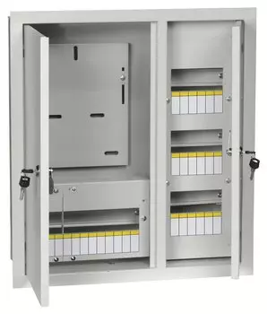 Щит учетно-распределительный IEK ЩУРв-3 встраиваемый 48 модулей IP31 550х610х165 мм