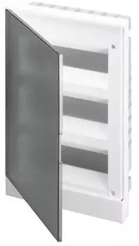 ЩРв-П-36М ABB Basic E (серая дверь), Бокс в нишу с клеммами