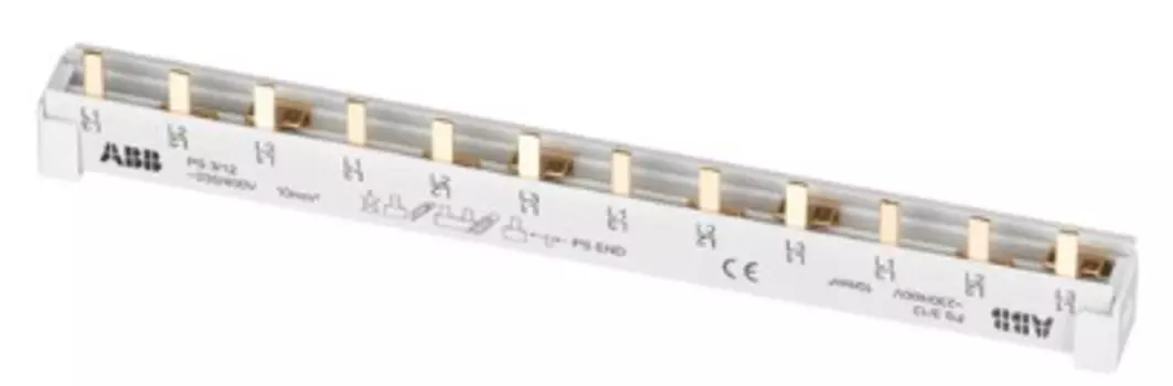 Шина гребенчатая ABB 2Р 63А 12 модулей