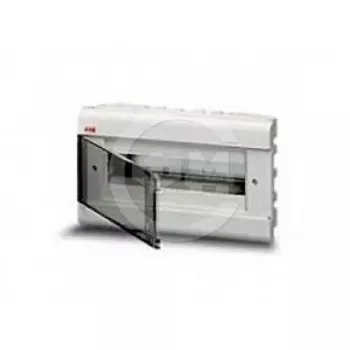 Бокс АВВ для скрытой установки на 1214 модулей прозрачная дверь