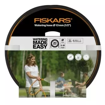 Шланг поливочный армированный Fiskars 1/2 дюйма 20 м Q3