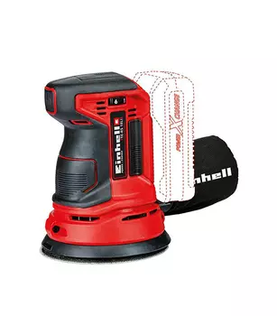 Шлифмашина эксцентриковая аккумуляторная Einhell PXC TE-RS 18 Li-Solo 4462010 18В Li-Ion D125 мм без АКБ и ЗУ