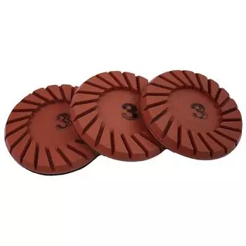 Шлифовальный круг BIMACK GR Red по граниТУ 100 мм зерно 4 3 шт