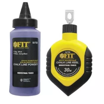 Шнур малярный отбойный Fit 04708 с краской разметочной 30 м 115 г
