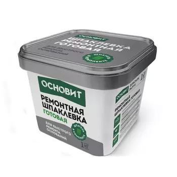 Шпаклевка армированная для ремонтных работ Основит Элисилк РА39 H 1 кг