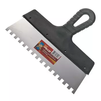 Шпатель 8х8 мм, 250 мм, зубчатый