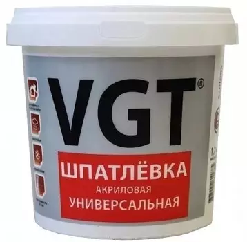 Шпатлевка акриловая универсальная VGT 1.7 кг