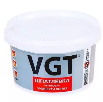 Шпатлевка акриловая универсальная VGT 1 кг