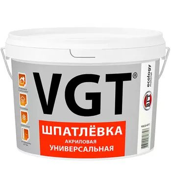 Шпатлевка акриловая универсальная VGT 7.5 кг