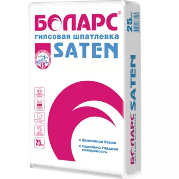 Шпатлевка финишная Боларс Saten 25 кг