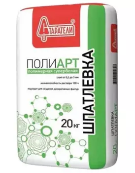 Шпатлевка полимерная Старатели Полиарт 20 кг