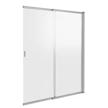 Шторка для ванны BAS Screen 100х140 см прозрачное стекло 4 мм раздвижная