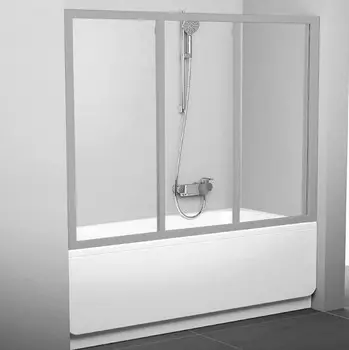 Шторка для ванны Ravak Supernova AVDP3-180 3 створки 1370х1800 мм стекло Transparent сатин