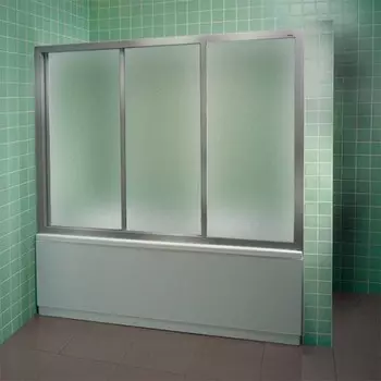 Шторка для ванны Ravak Supernova AVDP3-180 3 створки 1370х1800 мм стекло Grape сатин