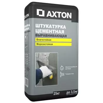 Штукатурка цементная Axton 25 кг