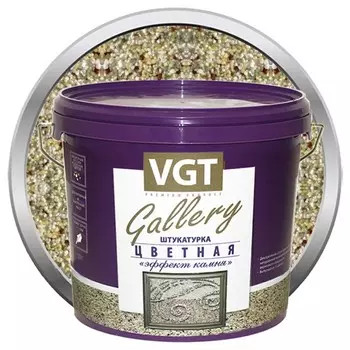 Штукатурка с эффектом камня VGT Gallery №18 оникс среднезернистая 6 кг