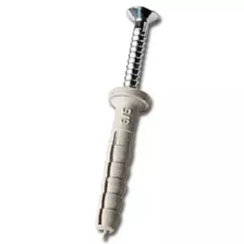 Шуруп с термостойким дюбелем Braas для крепления планки Вака