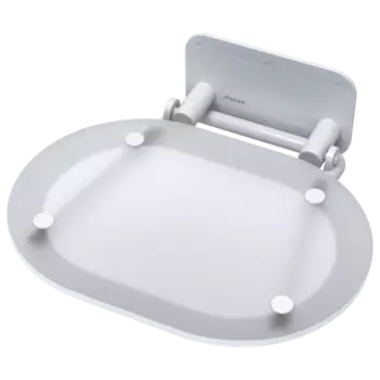 Сиденье универсальное для душа Ravak Ovo Chrome Clear/White