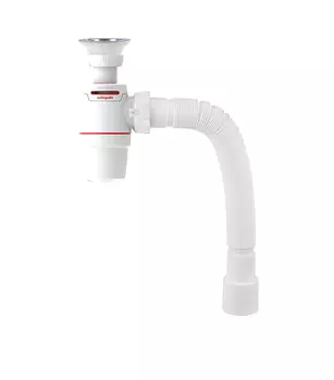 Сифон для раковины WIRQUIN Neo Air System 30987079 1 1/4"х40 мм с выпуском и гибким соединением воздушный клапан