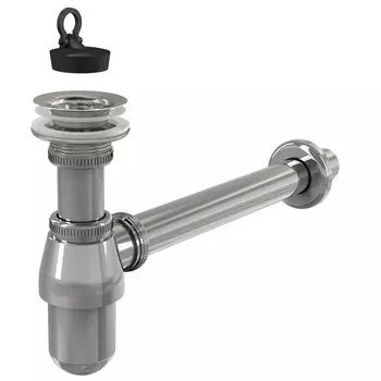 Сифон для умывальника Alca Plast A437 с накидной гайкой 5/4 дюйма