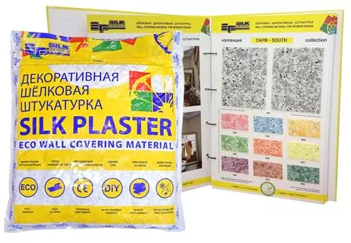 Silk Plaster Сауф 946, 0.2 кг, Штукатурка декоративная шелковая