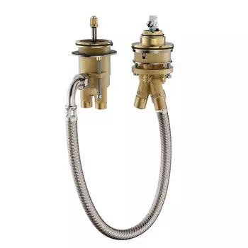 Скрытая часть Hansgrohe Metropol 13159180 для смесителя на борт ванны на 2 отверстия