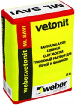 Смесь кладочная печная Weber Vetonit ML Savi серая 25 кг