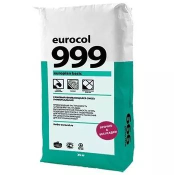 Смесь самовыравнивающаяся Forbo Eurocol 999 Europlan Basic 25 кг