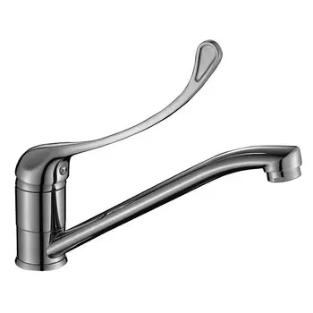 Смеситель для кухни и раковины Rossinka Y35-25 с локтевым изливом