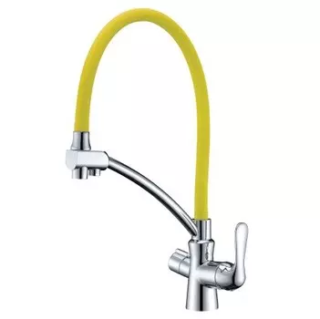 Смеситель для кухни Lemark Comfort LM3070C-Yellow