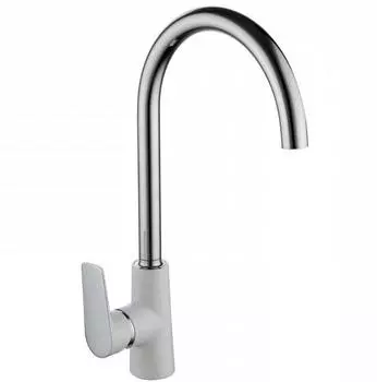 Смеситель для кухонной мойки Iddis Cloud CLOSB00i05 хром/белый