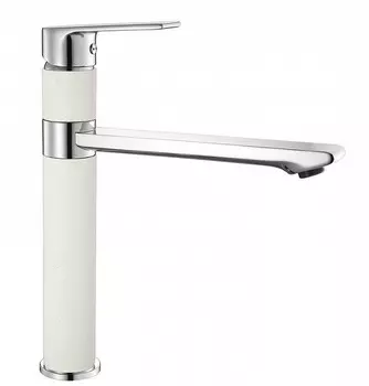 Смеситель для кухонной мойки Iddis Edifice ED5WBSGi05 хром/белый