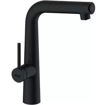 Смеситель для кухонной мойки Iddis Pure PURBLFBi05 черный